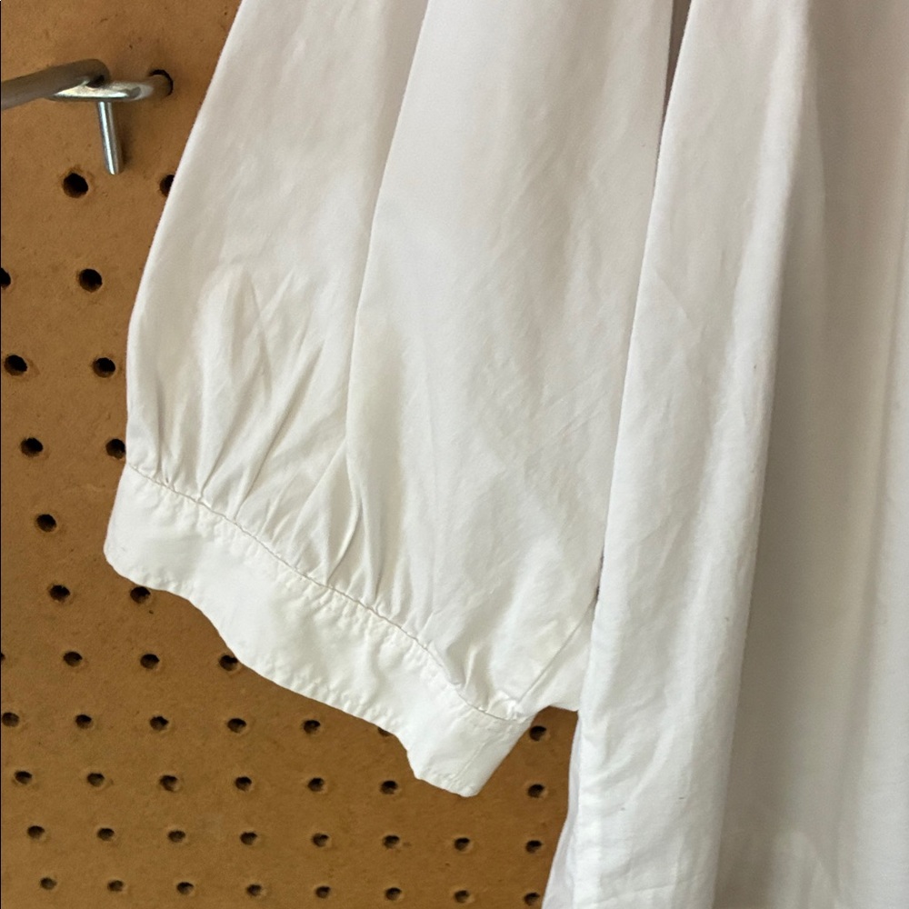 Talbots Cream Button-Front Top - Picture 5 of 6